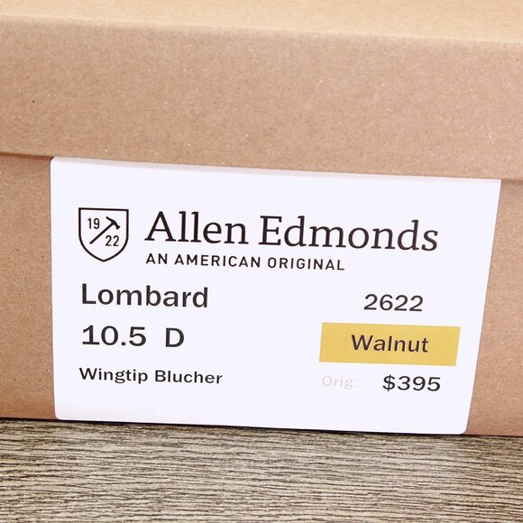 Allen Edmonds LOMBARD 10.5 D Walnut * add $15 Cedar Trees - Picture 11 of 13
